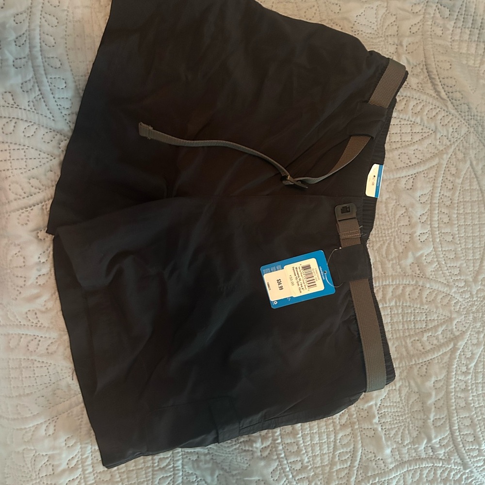 Columbia Black Shorts with Elastic Waist